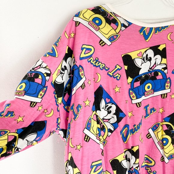 RARE! Mickey & Co by J.G. Hook One Size Fits All Reversible Oversized Sweatshirt - Picture 6 of 15